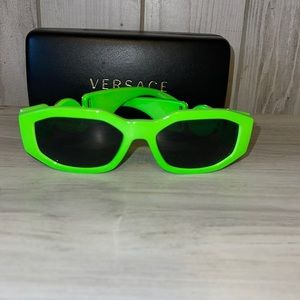 Versace Sunglasses, Green Fluo